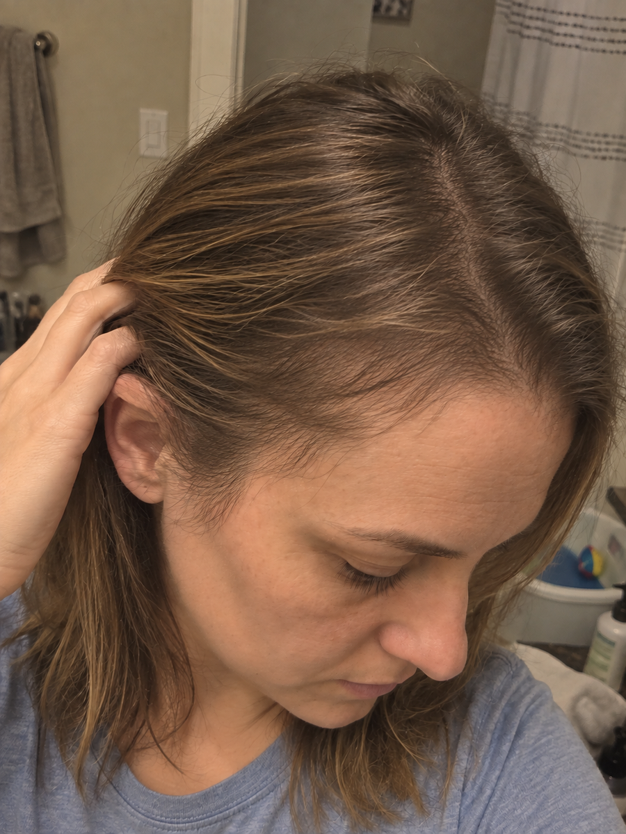 Hair after use