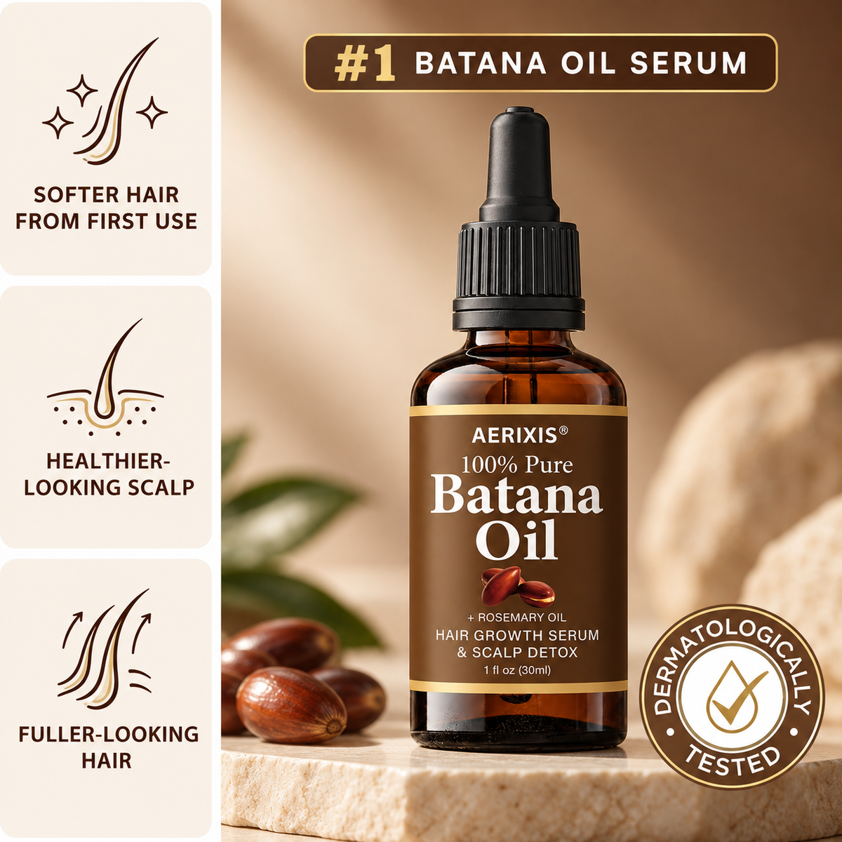 Aerixis™ Pure Batana Oil Serum