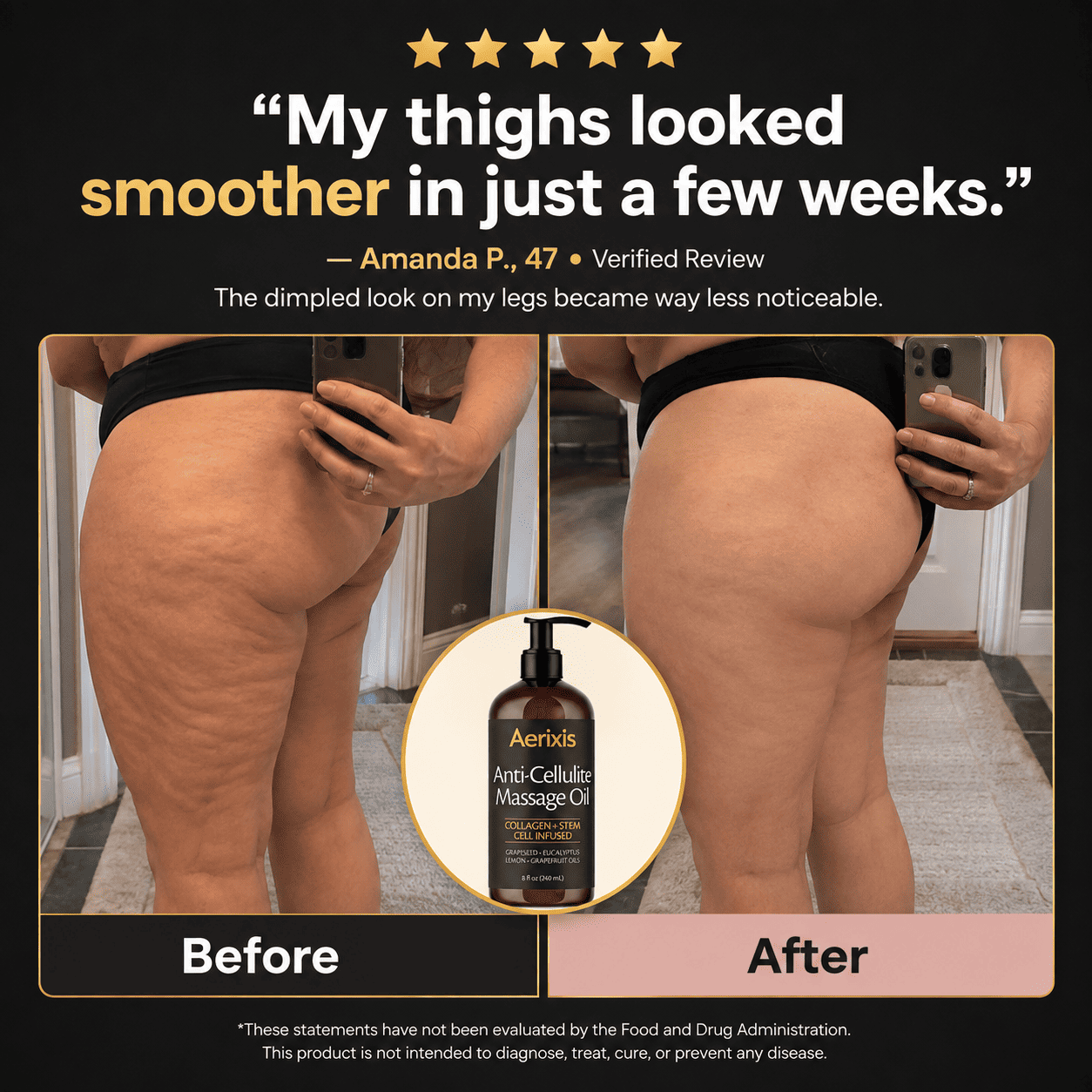 Aerixis Anti-Cellulite Massage Oil