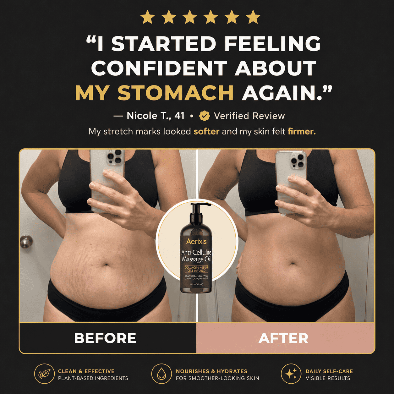 Aerixis Anti-Cellulite Massage Oil